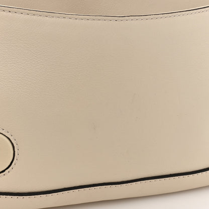 Gucci Roxy Calfskin Blondie Chain Shoulder Flap Bag Mystic White 11 of 12