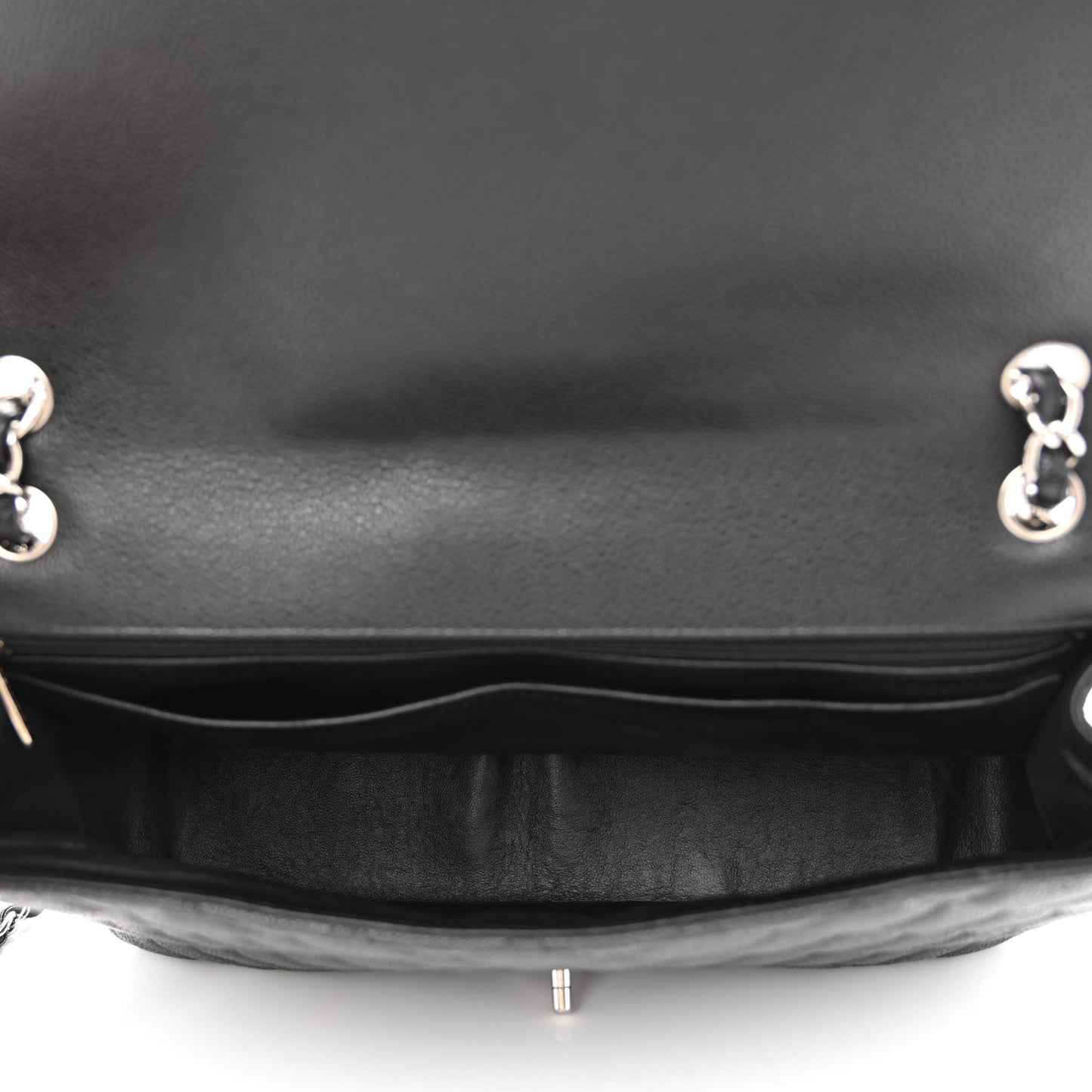 Caviar Quilted Maxi Single Flap Black