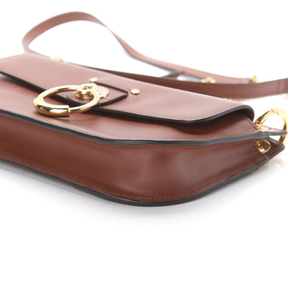 Chloe Calfskin Tess Mini Crossbody Bag Sepia Brown 7 of 9