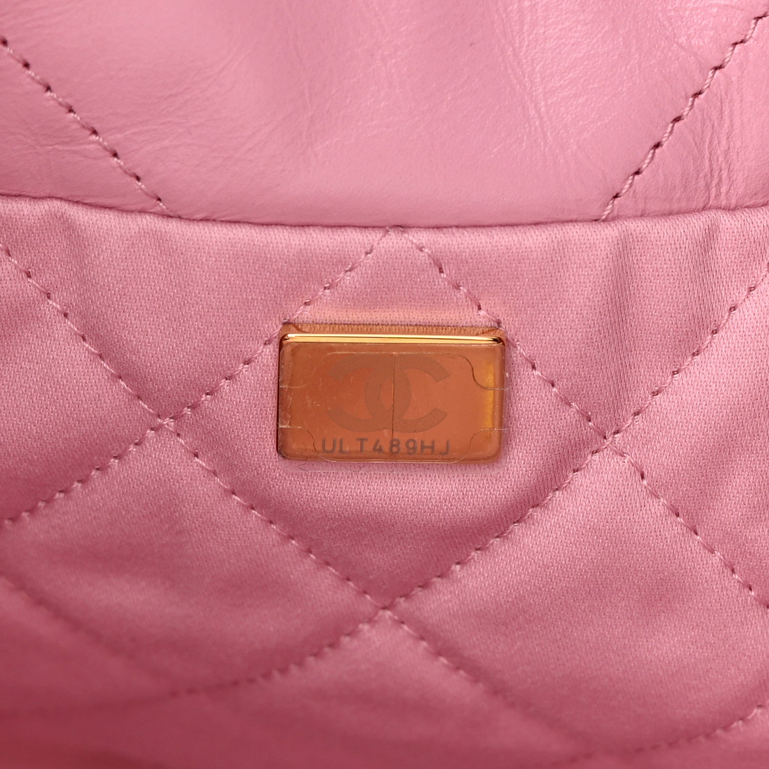 Chanel Shiny Calfskin Quilted Small Chanel 22 Pink 8 of 12