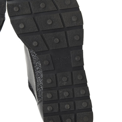 Balenciaga Mesh Lurex Calfskin Womens Race Runner Sneakers 36 Black 6 of 7