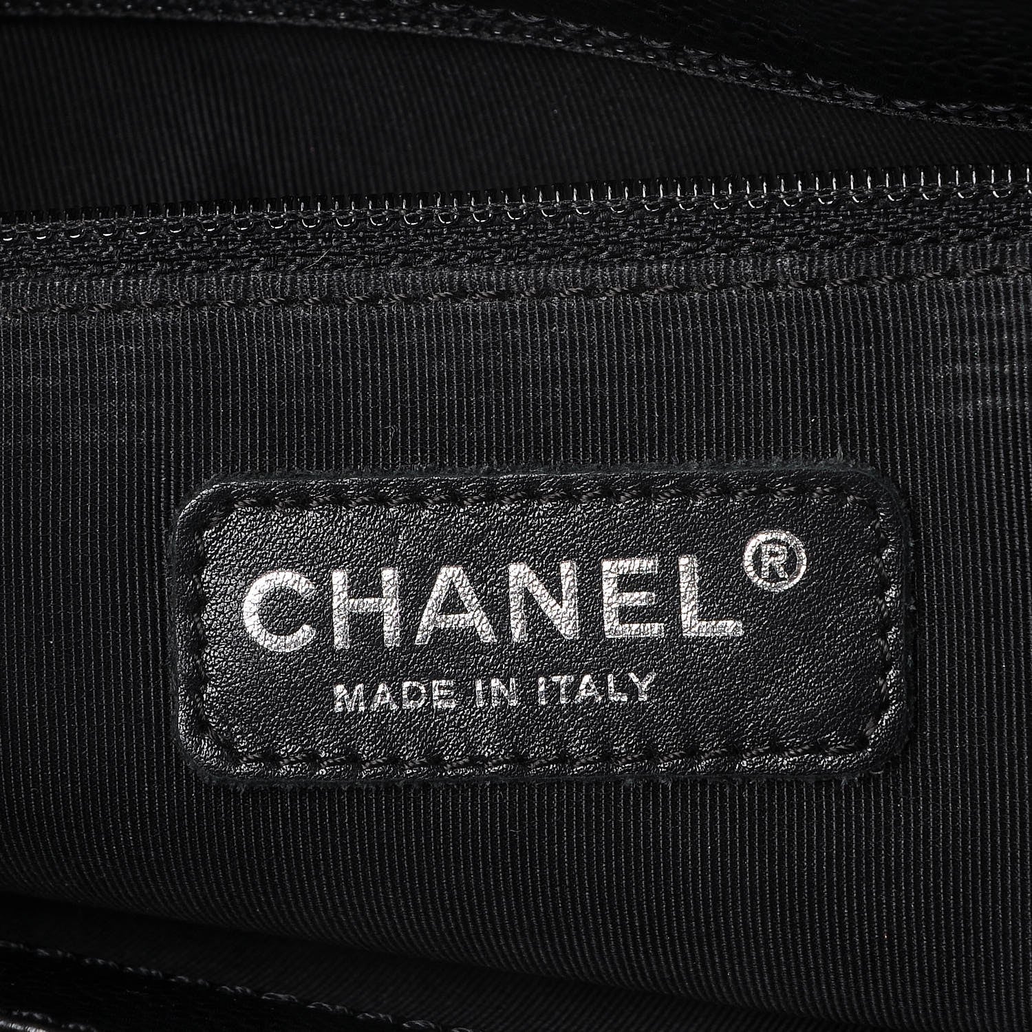 Chanel Caviar Quilted Grand Shopping Tote GST Black 6 of 7