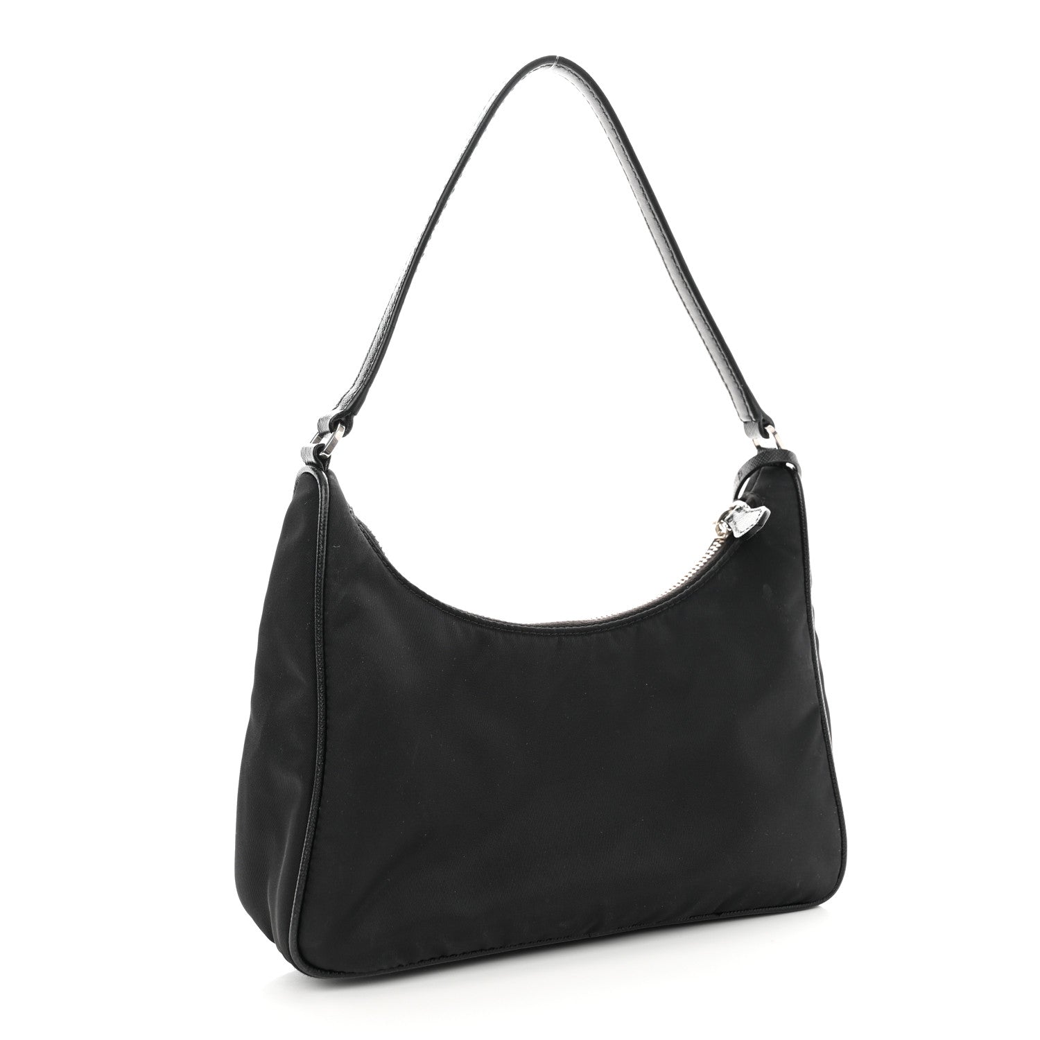 Prada Tessuto Nylon Saffiano Mini Re-Edition 2005 Bag Black 3 of 11