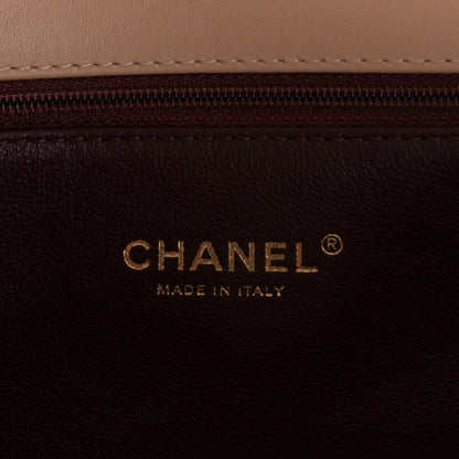 Chanel Caviar Quilted Medium CC Filigree Flap Beige Black 7 of 8