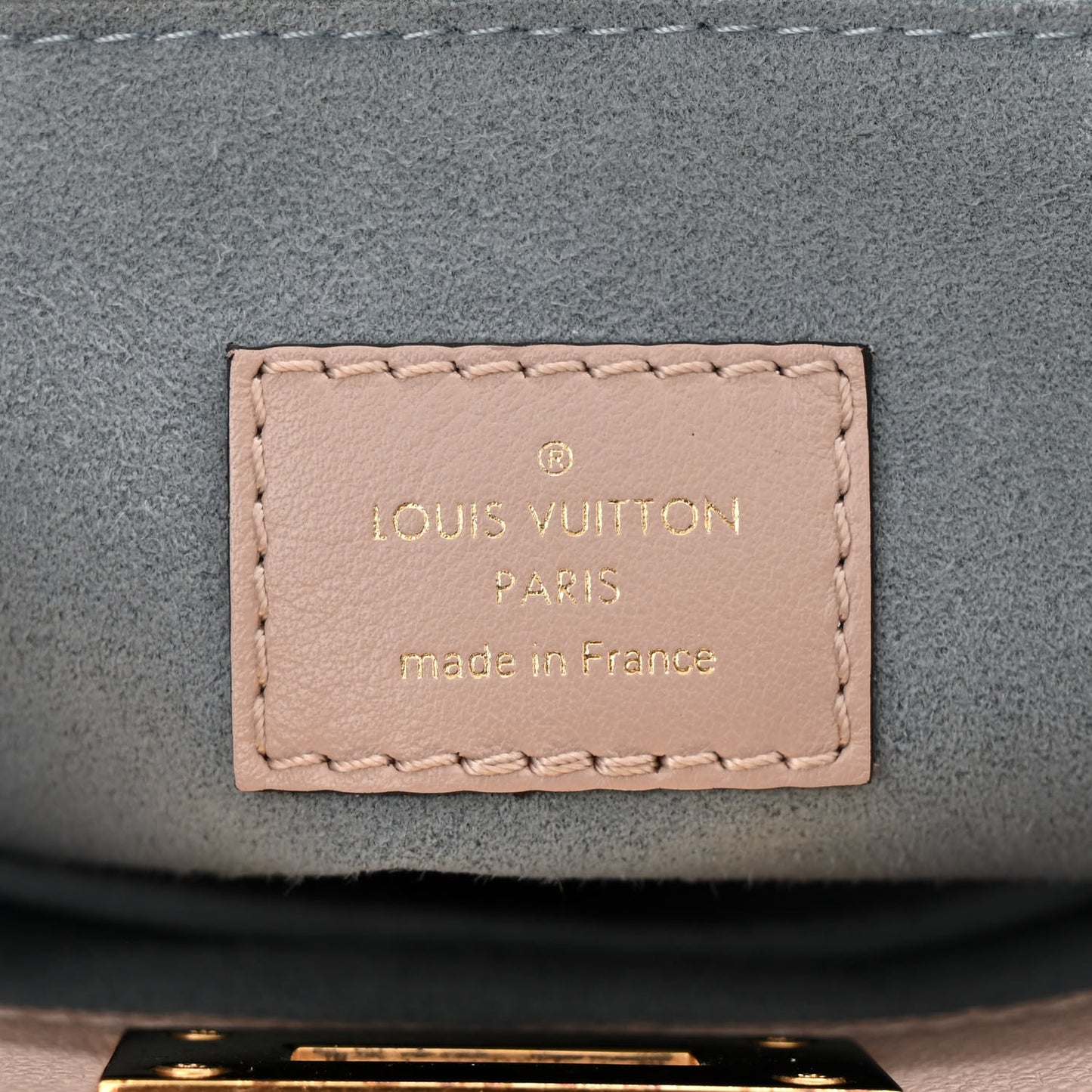 Calfskin Monogram On My Side PM Greige