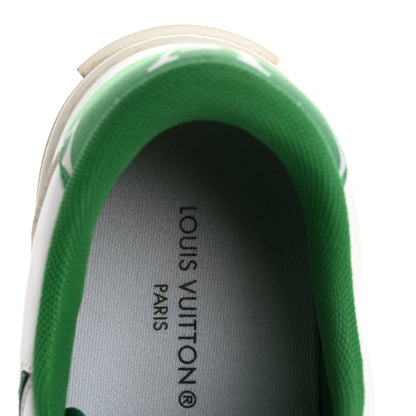 Louis Vuitton Calfskin Womens Charlie Sneakers 36.5 White Green 7 of 11