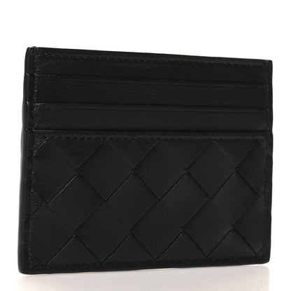 Bottega Veneta Nappa Intrecciato VN Card Case Black 3 of 7