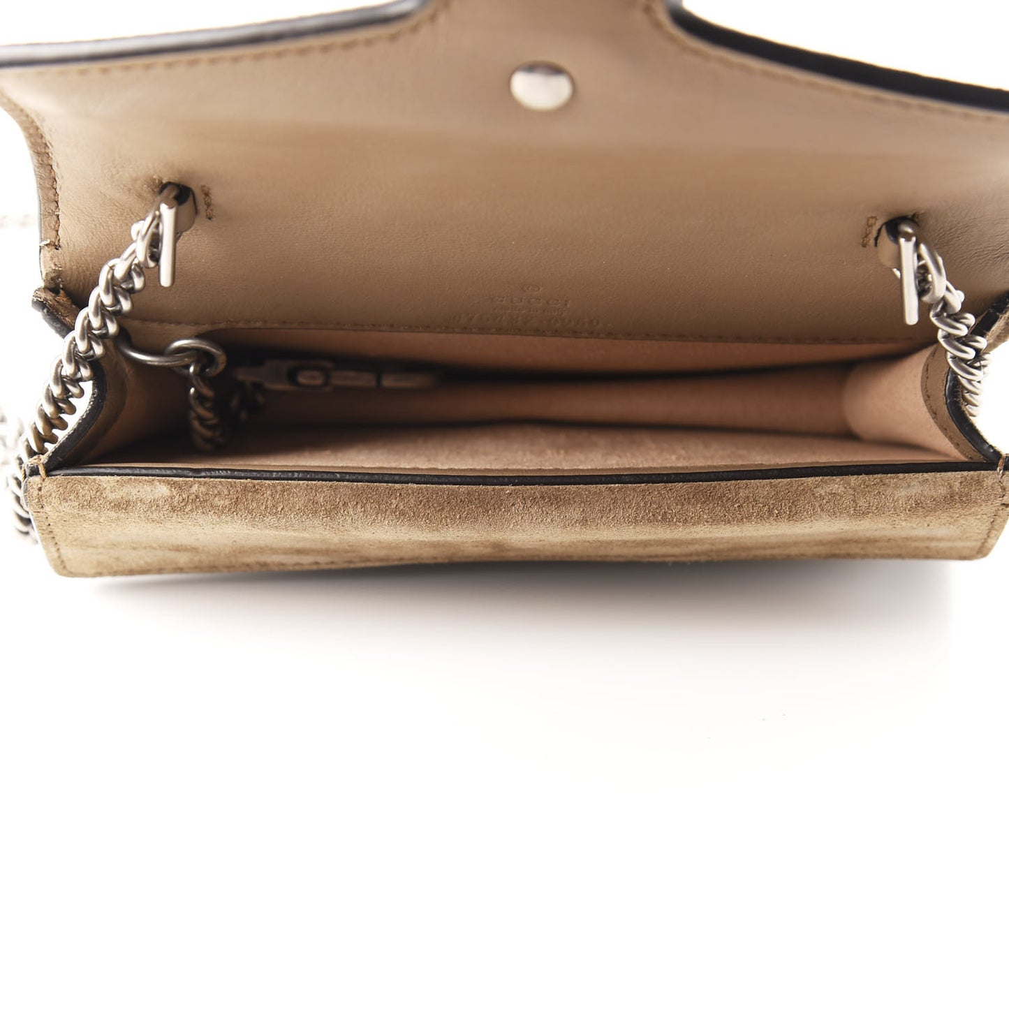 GG Supreme Monogram Super Mini Dionysus Shoulder Bag Taupe