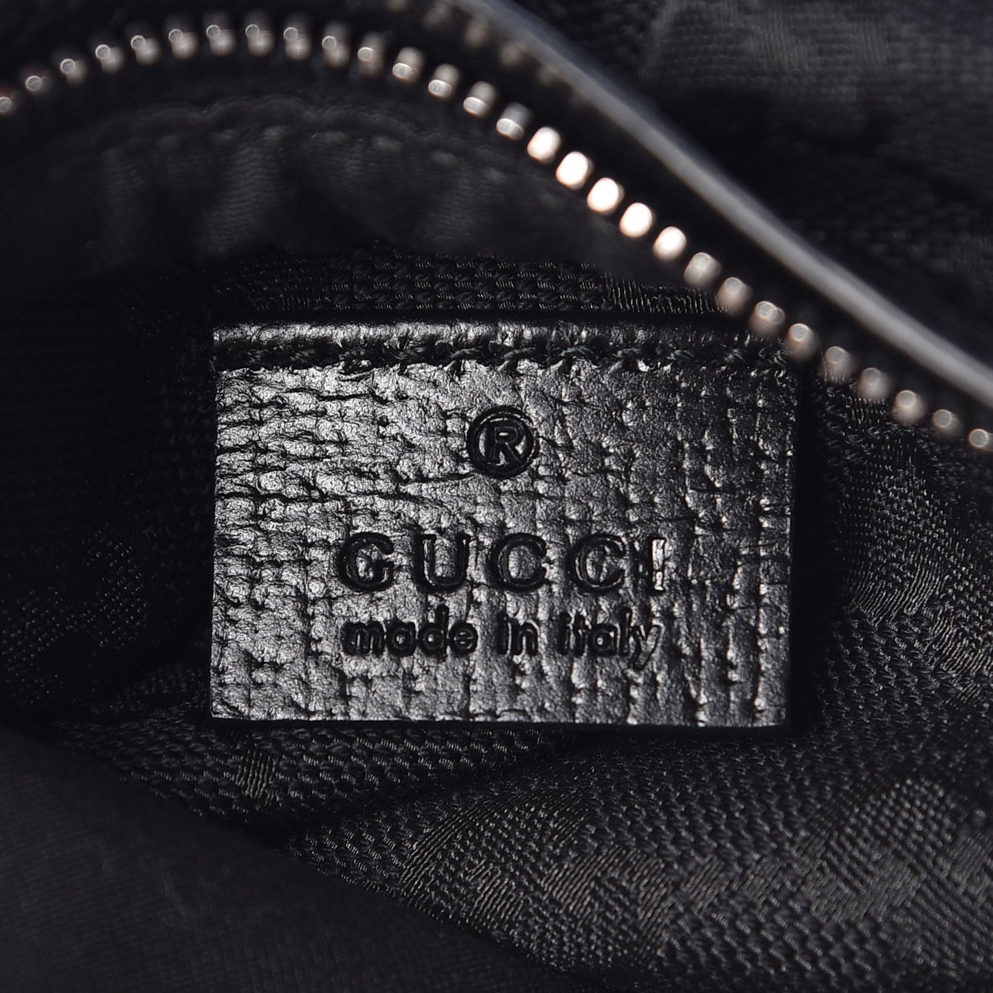 GG Monogram Web Double Pocket Belt Bag Black