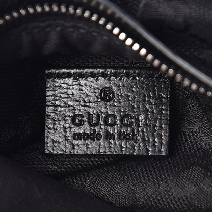 Gucci GG Monogram Web Double Pocket Belt Bag Black 7 of 10