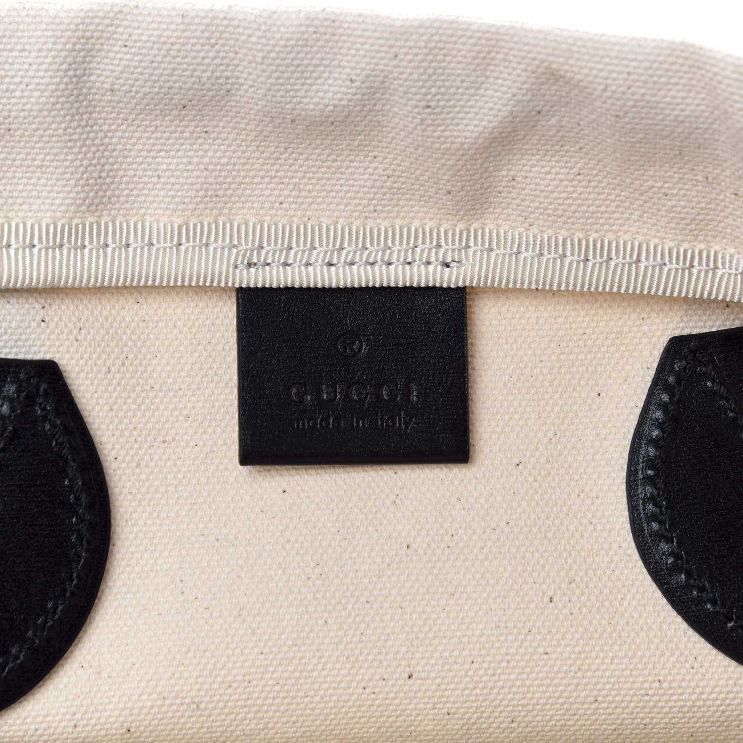 Gucci Canvas Chateau Marmont Drawstring Tote Beige 6 of 9