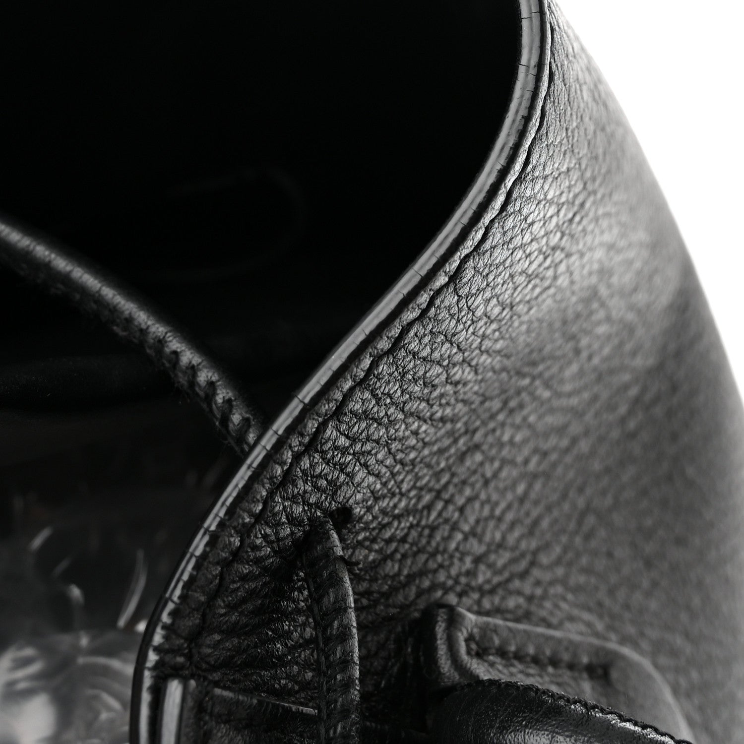 Tom Ford Calfskin Small Tassel Bucket Bag Black 17 of 17
