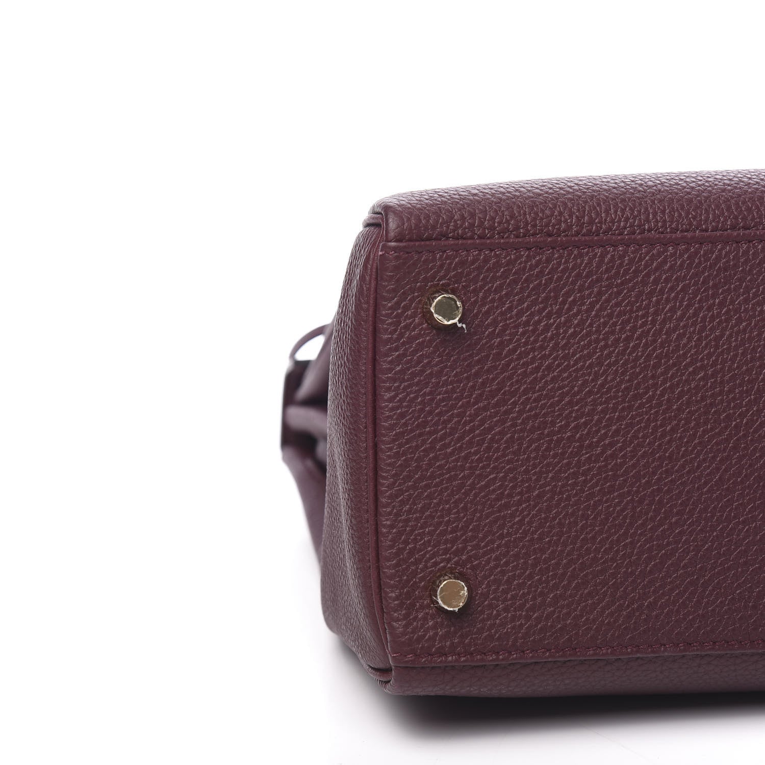 Hermes Togo Kelly Retourne 35 Bordeaux 7 of 9