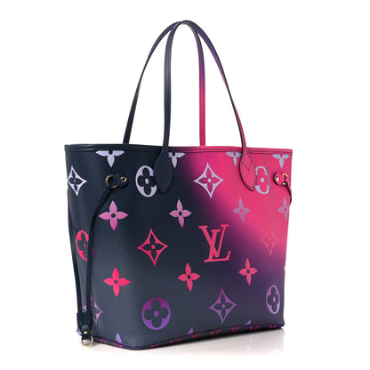 Louis Vuitton Monogram Giant Spring In The City Neverfull MM Midnight Fuchsia 4 of 11