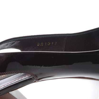 Louis Vuitton Patent Leather Heels 39 Amarante 6 of 7