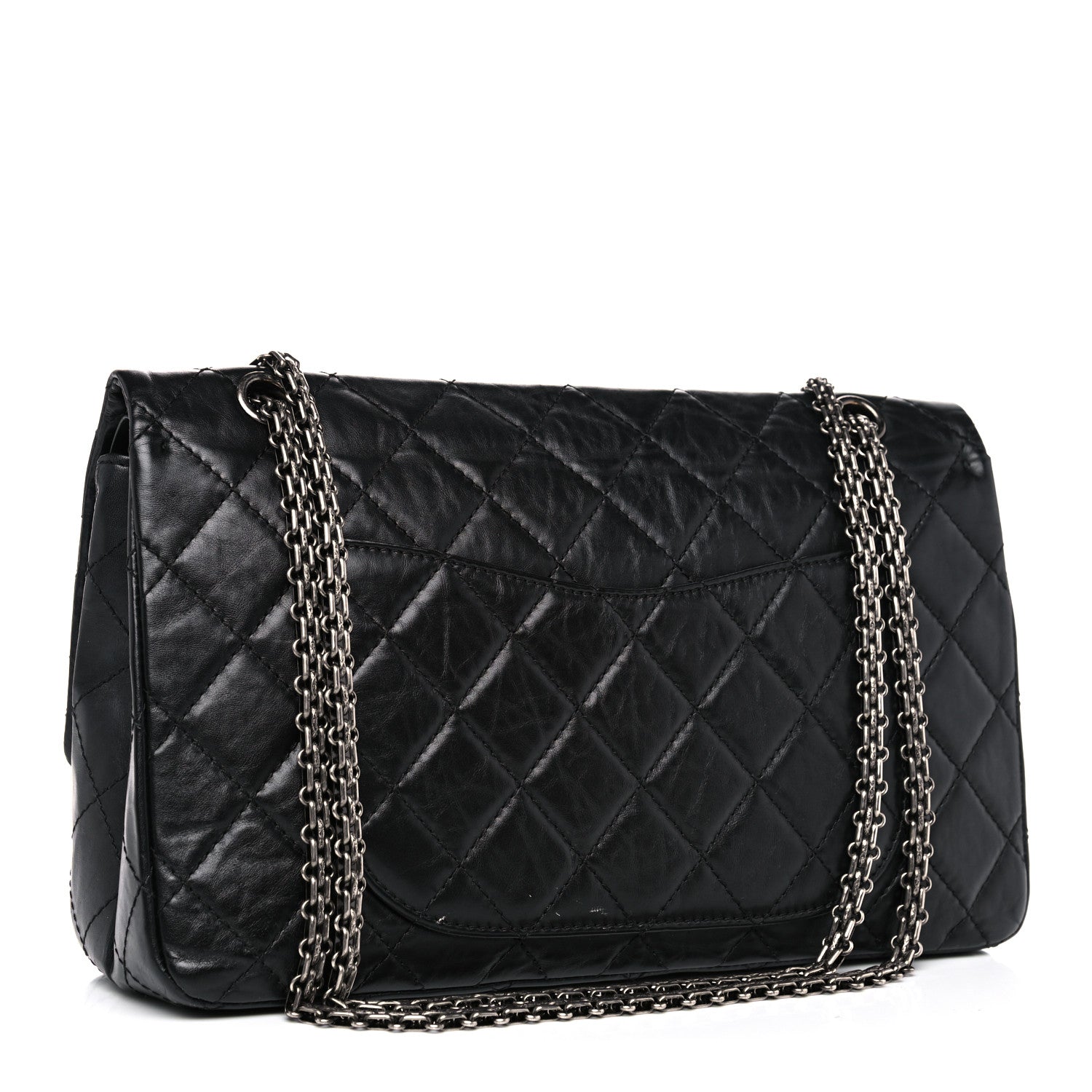 Chanel Aged Calfskin Quilted 2.55 Reissue 227 Flap Black 3 of 16