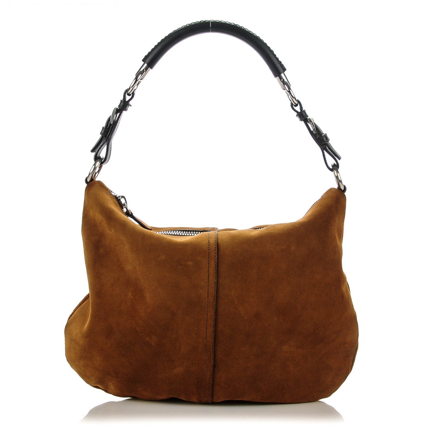 Scamosciato Suede Shoulder Bag Caramel