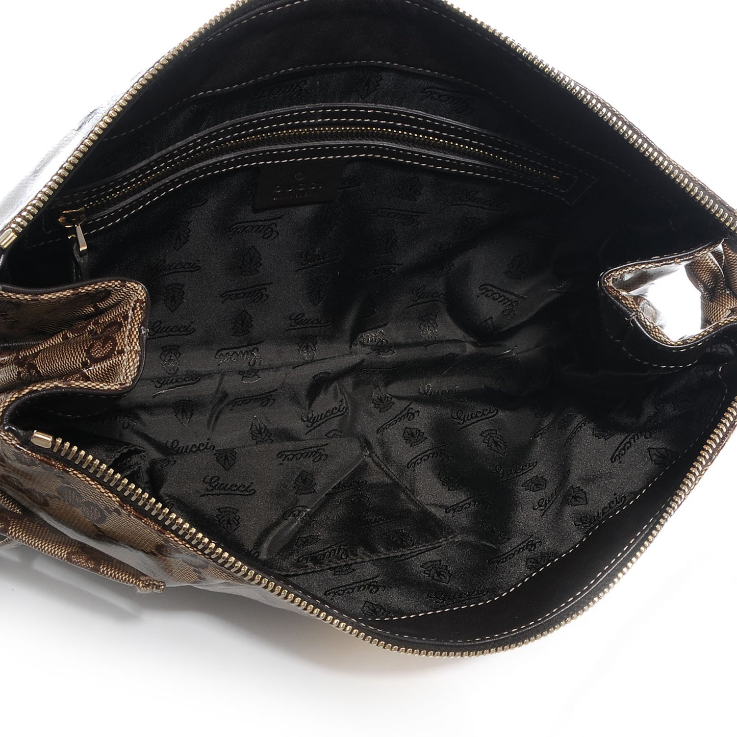 Crystal Monogram Large Hysteria Clutch