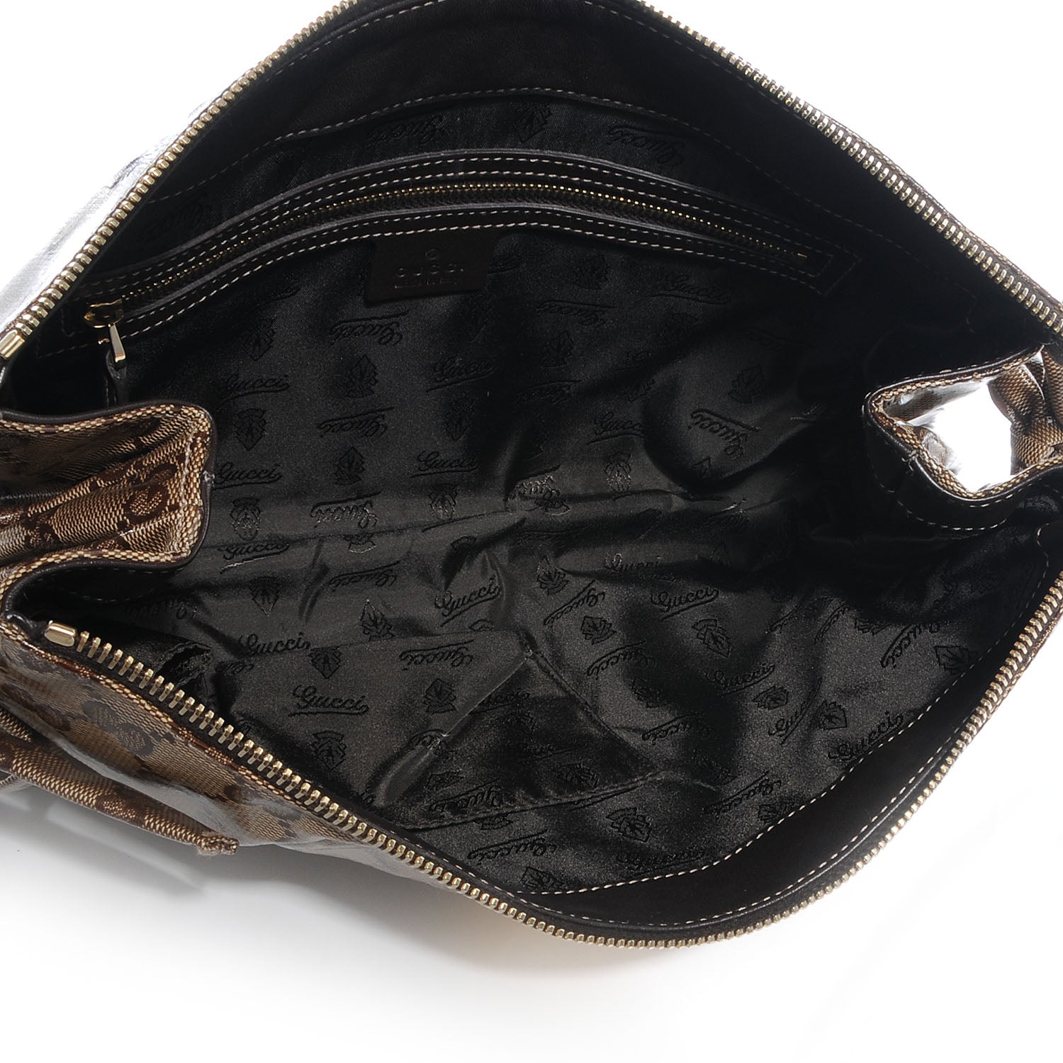 Gucci Crystal Monogram Large Hysteria Clutch 5 of 7