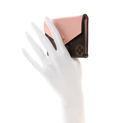 Louis Vuitton Monogram Zoe Wallet Rose Ballerine 2 of 8