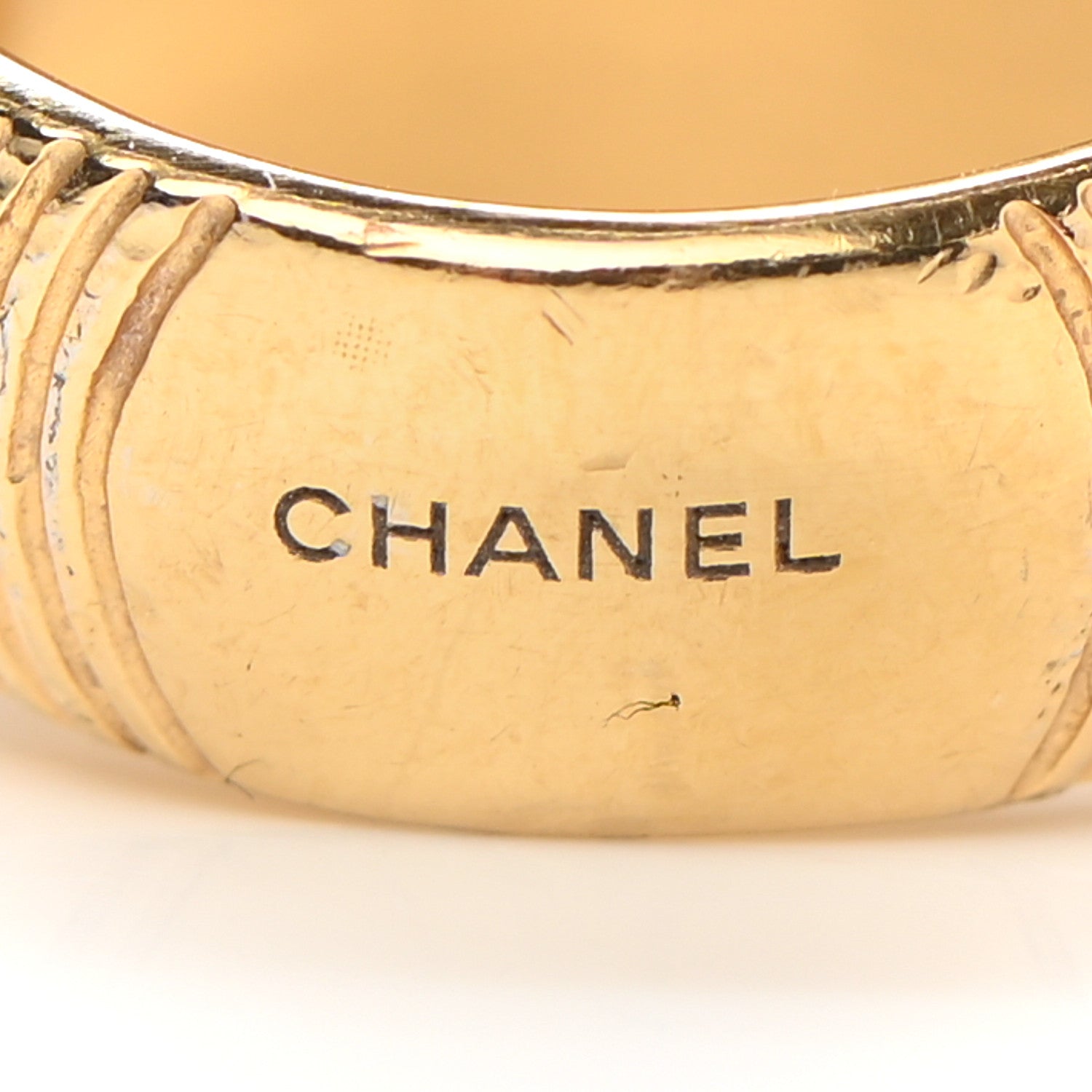 Chanel CC Ring Gold 4 of 5