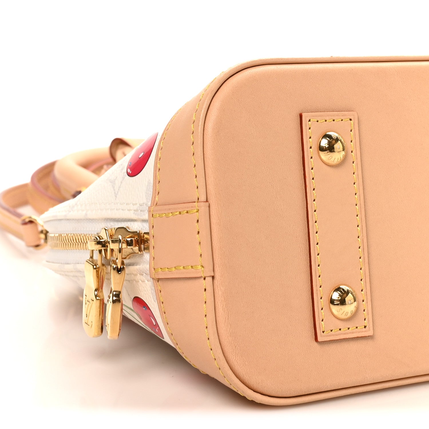 Louis Vuitton LV X TM Monogram Cerises Alma BB White 8 of 9