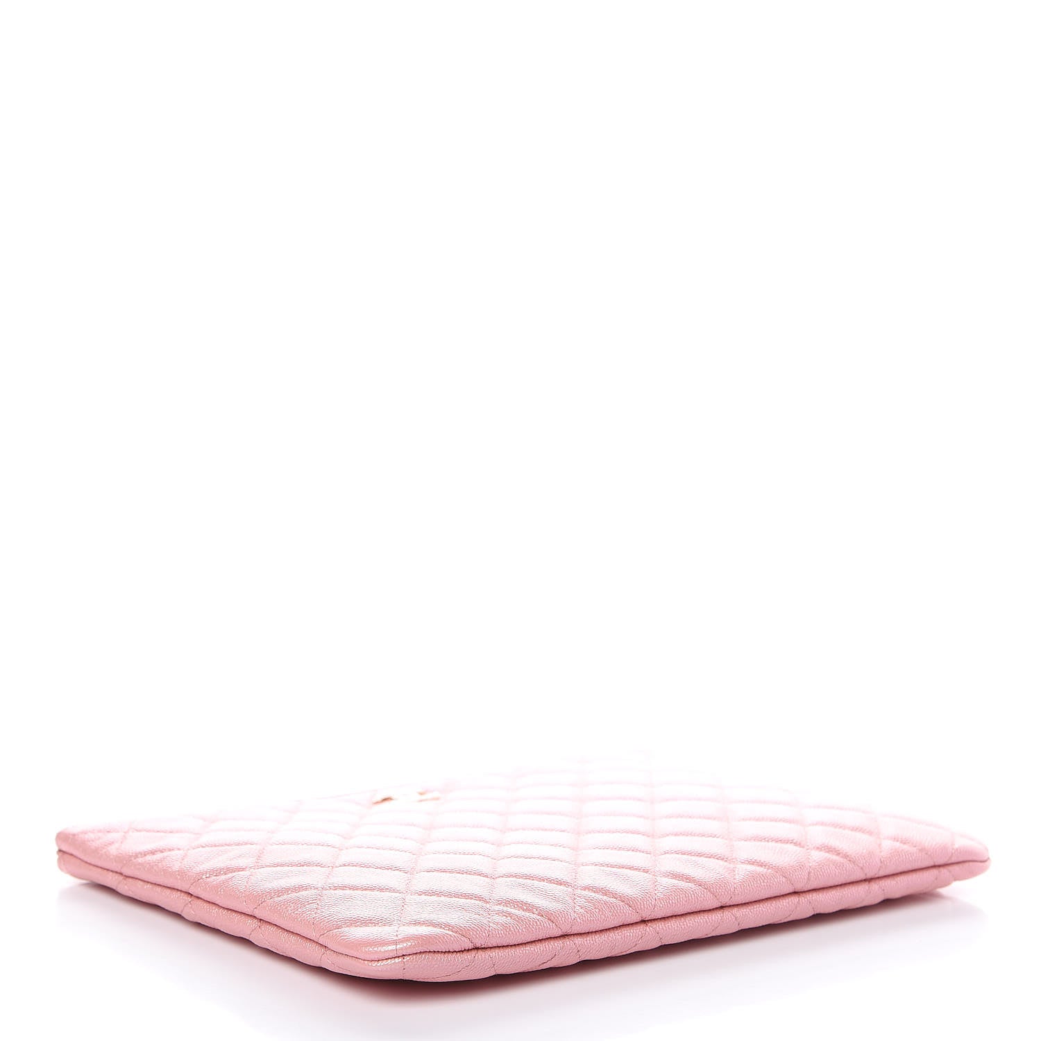 Chanel Iridescent Caviar Quilted Medium Cosmetic Case Rose Pink 4 of 8