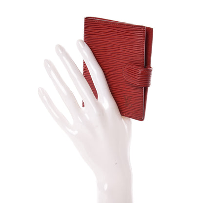 Louis Vuitton Epi Mini Agenda Rouge 2 of 7
