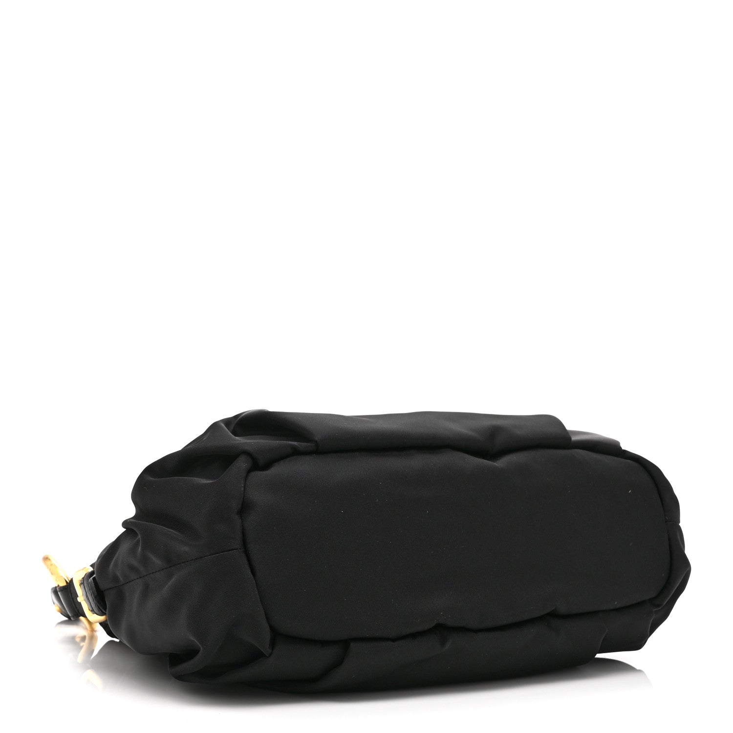 Prada Tessuto Nylon Bow Shoulder Bag Black 4 of 10