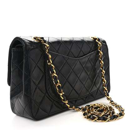 Chanel Lambskin Quilted Small Double Flap Black 3 of 18