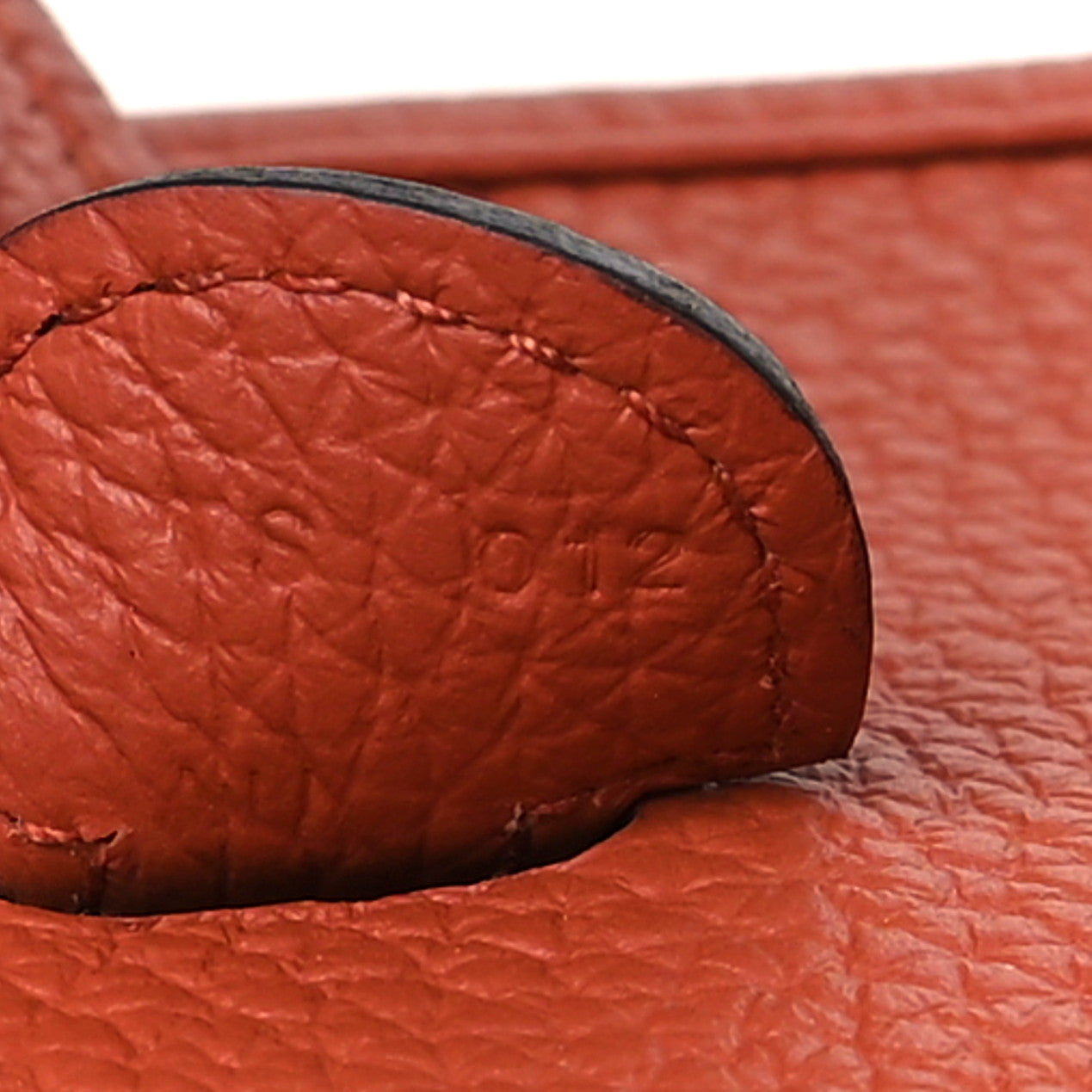 Hermes Taurillon Clemence EVELYNE III PM Cuivre 7 of 11