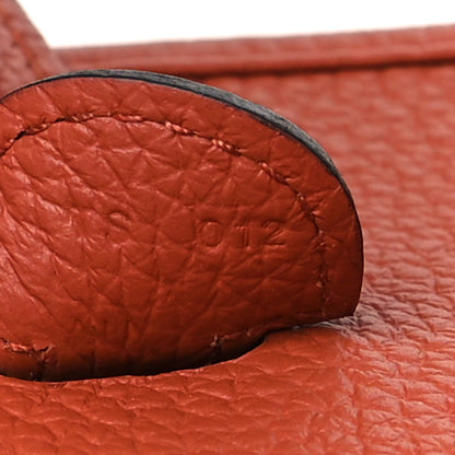 Hermes Taurillon Clemence EVELYNE III PM Cuivre 7 of 11