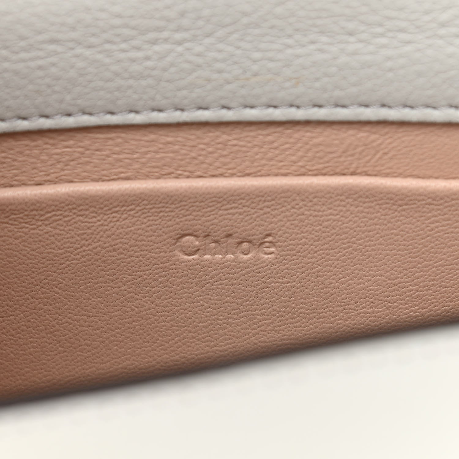 Chloe Calfskin Small Nile Bracelet Minaudiere Bag Airy Grey 6 of 11