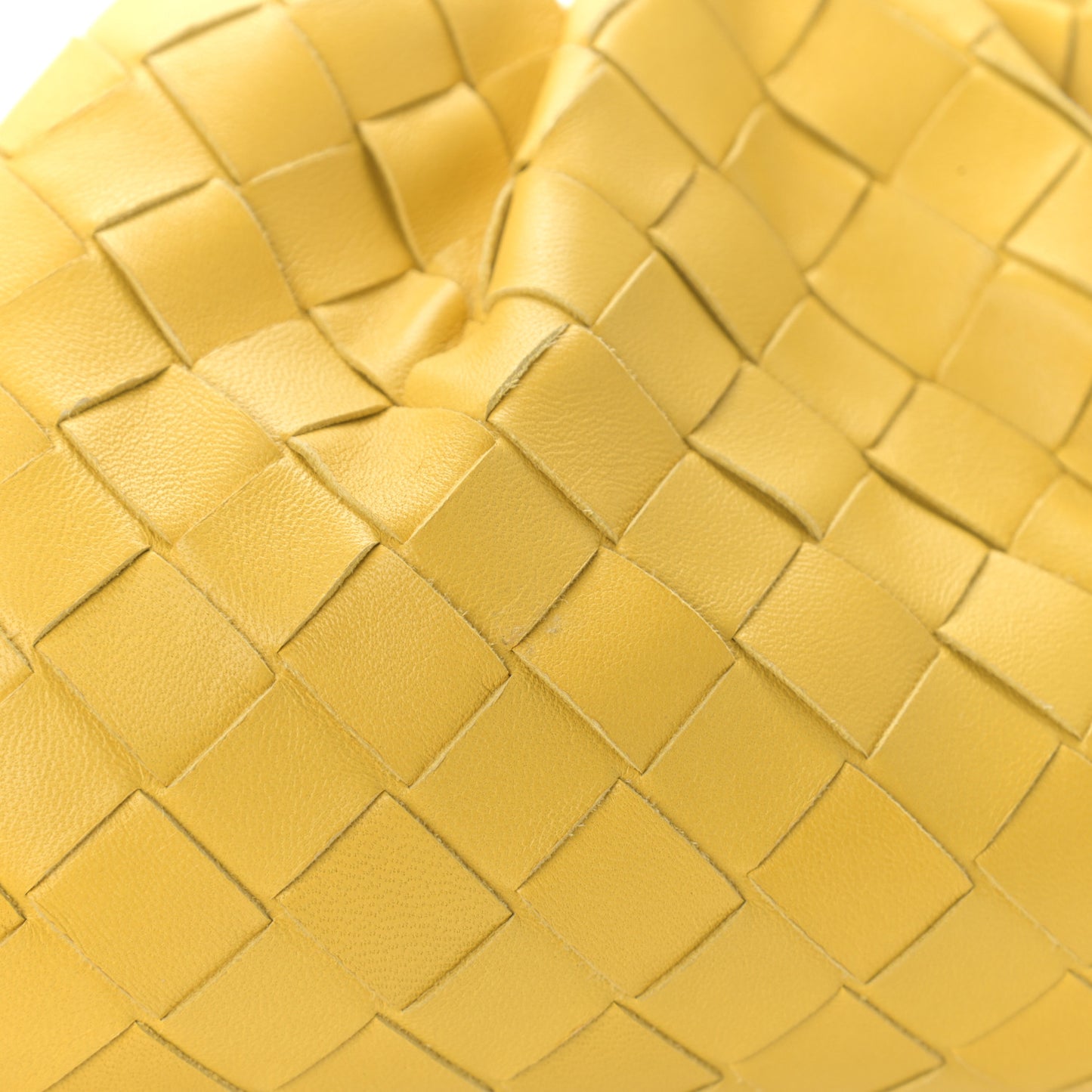 Nappa Intrecciato The Mini Pouch Buttercup
