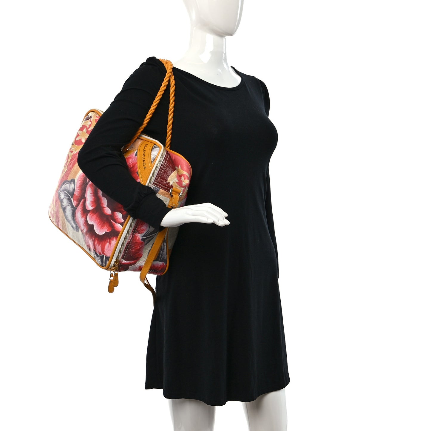 Agneau Floral Print Medium Blanket Square Tote Multicolor