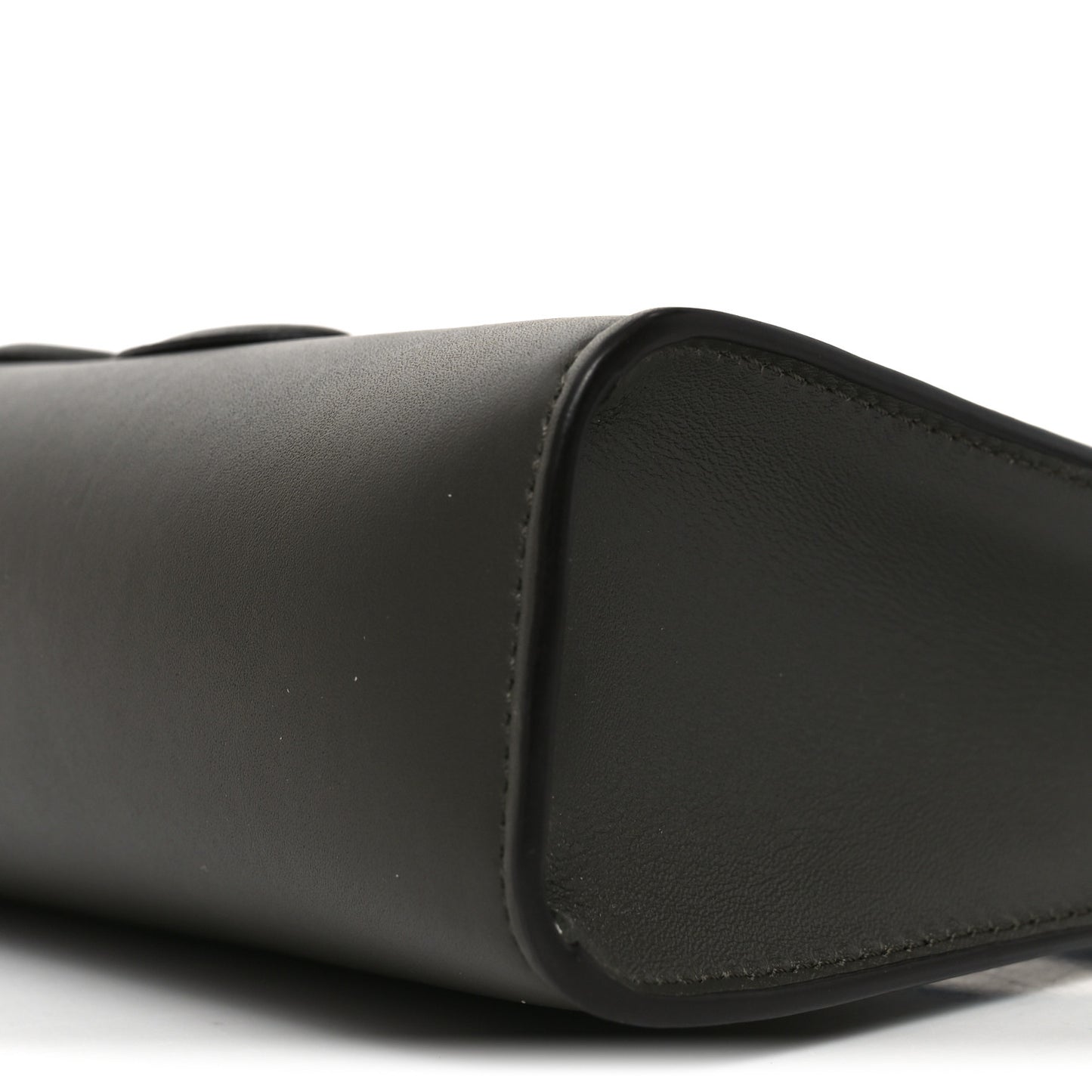 Smooth Calfskin Cuir Triomphe Shoulder Bag Dark Army