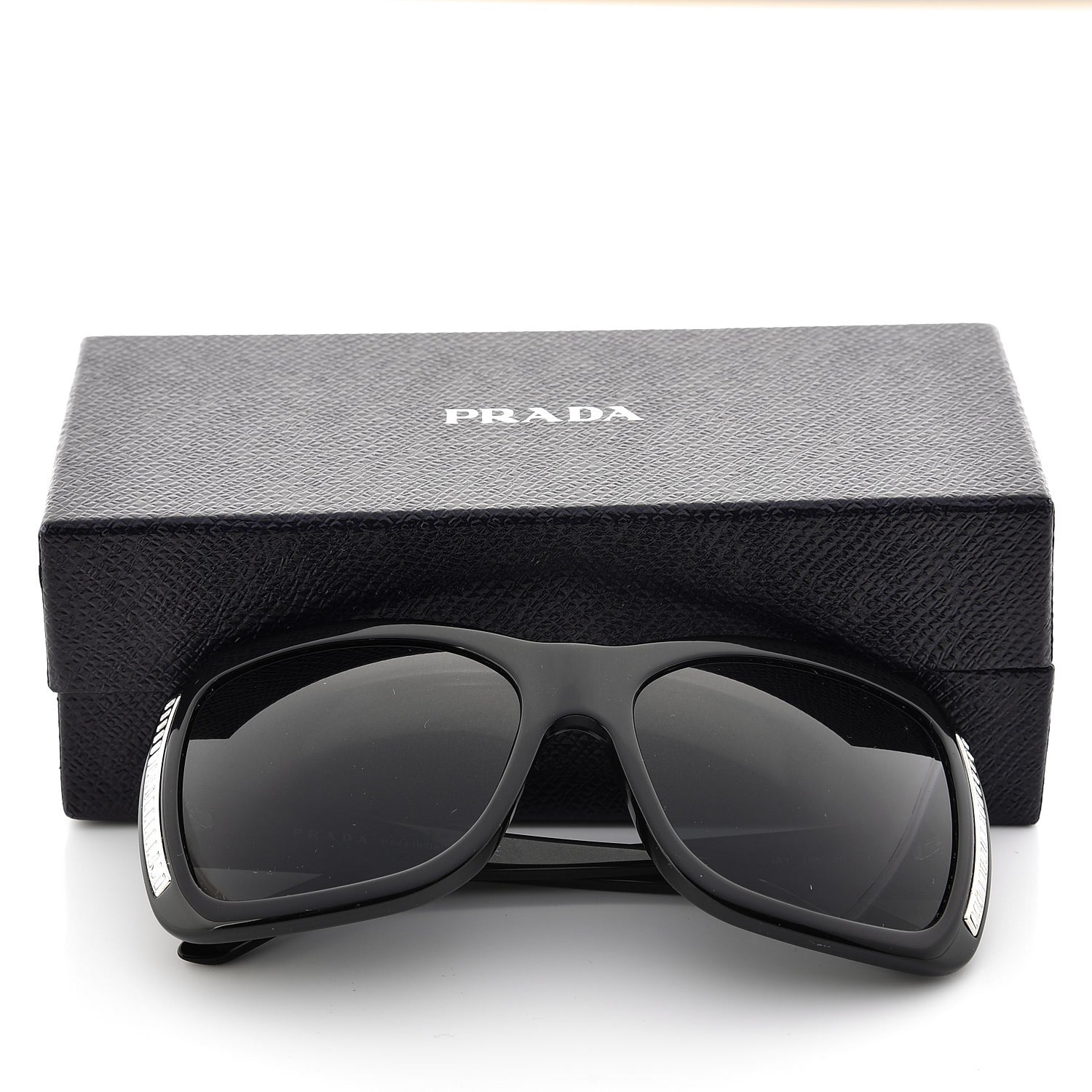 Prada Crystal Sunglasses SPR 11L Black 5 of 7