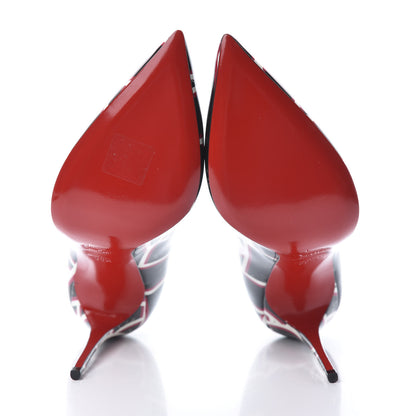 Christian Louboutin Patent Ribbon Pigalle Follies 100 Pumps 38.5 Multicolor 5 of 8
