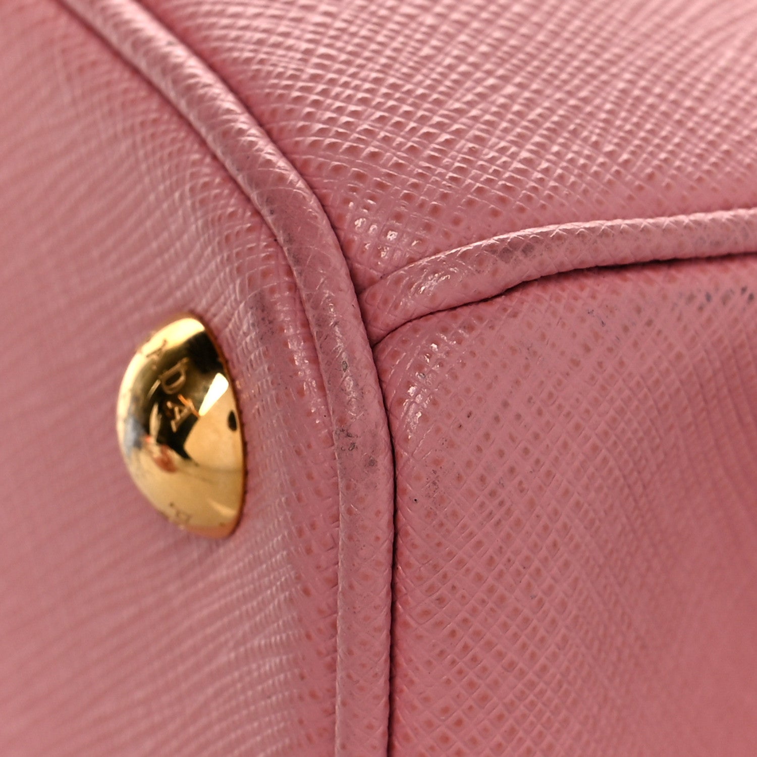 Prada Saffiano Mini Galleria Double Zip Tote Petalo 10 of 19
