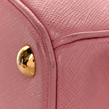 Prada Saffiano Mini Galleria Double Zip Tote Petalo 10 of 19