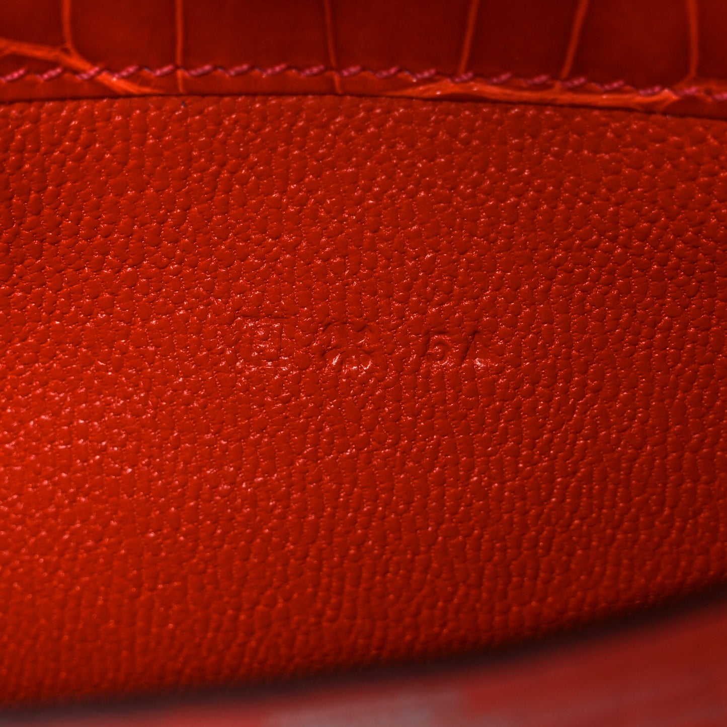 Shiny Alligator Constance Long Wallet Sanguine