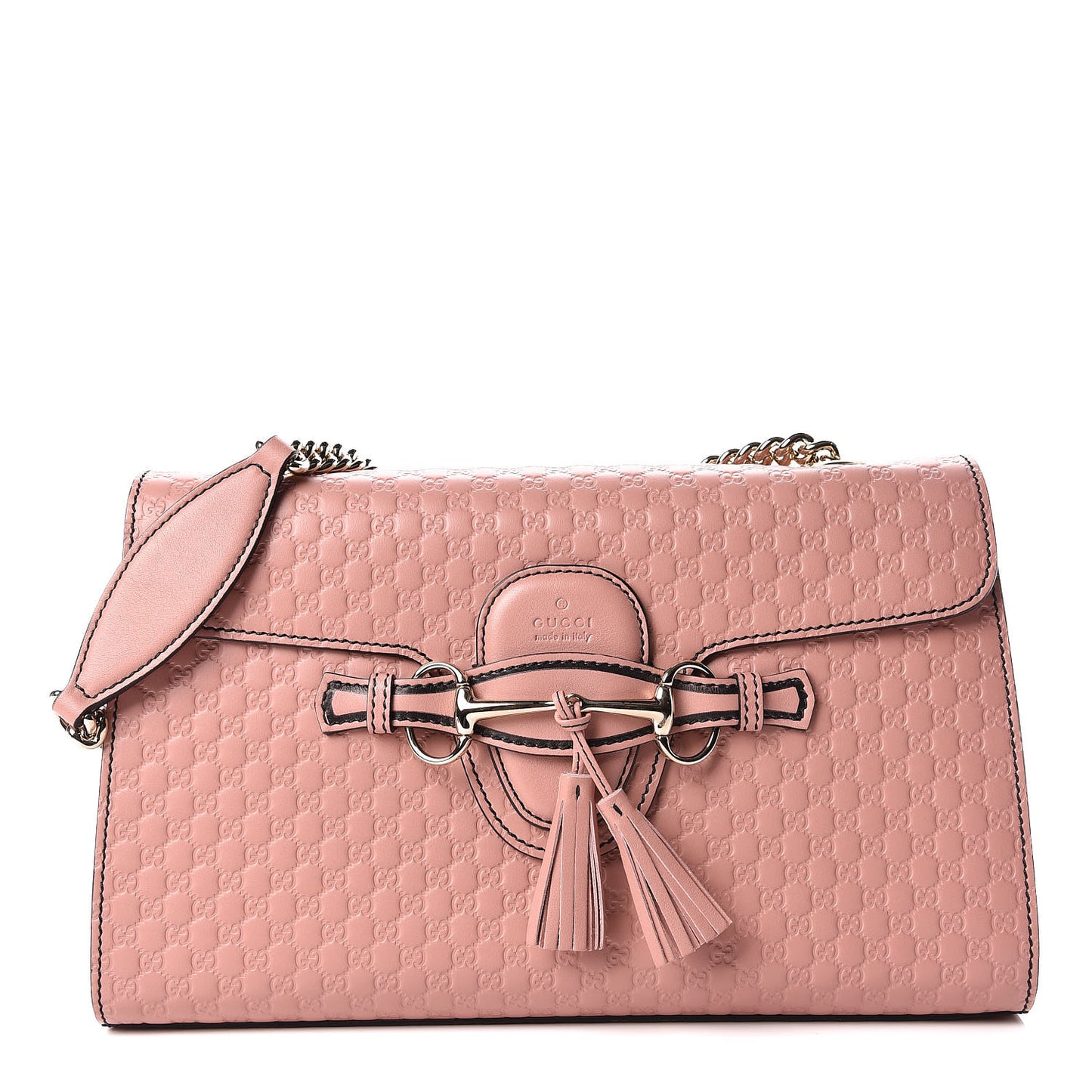 Microguccissima Medium Emily Chain Shoulder Bag Soft Pink