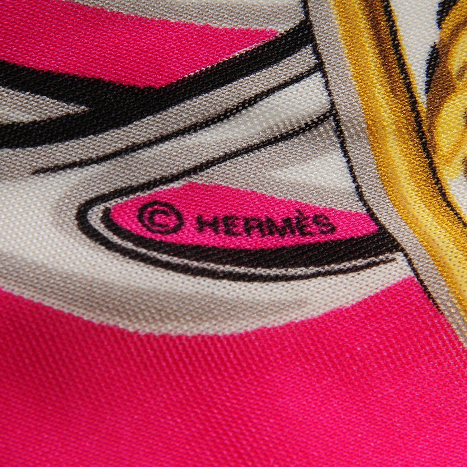 Hermes Silk Jersey Brides De Gala Scarf 90 6 of 6