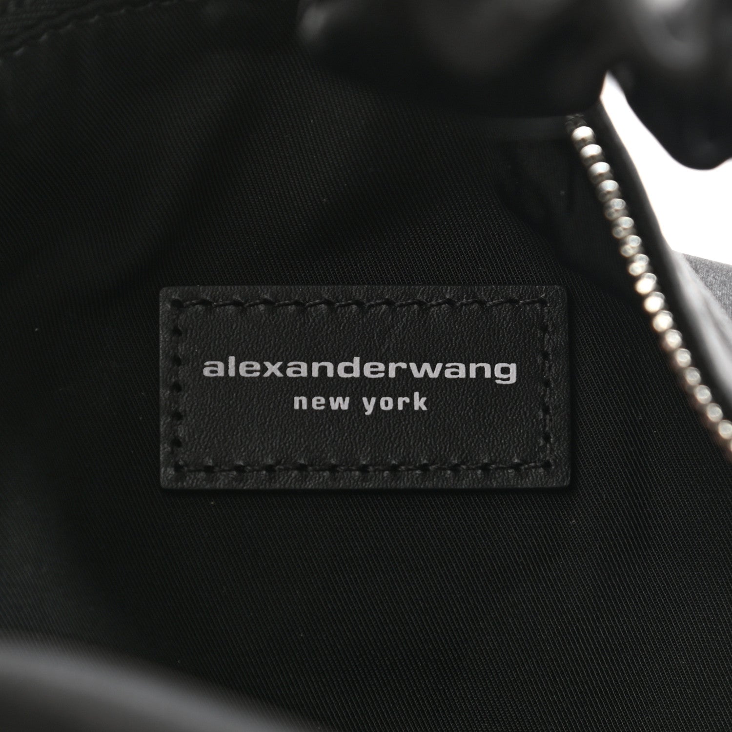 Alexander Wang Satin Mini Scrunchie Bag Black 5 of 5