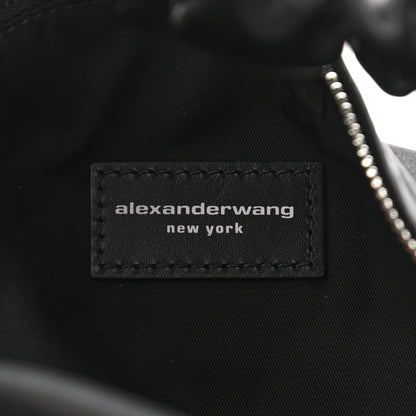 Alexander Wang Satin Mini Scrunchie Bag Black 5 of 5