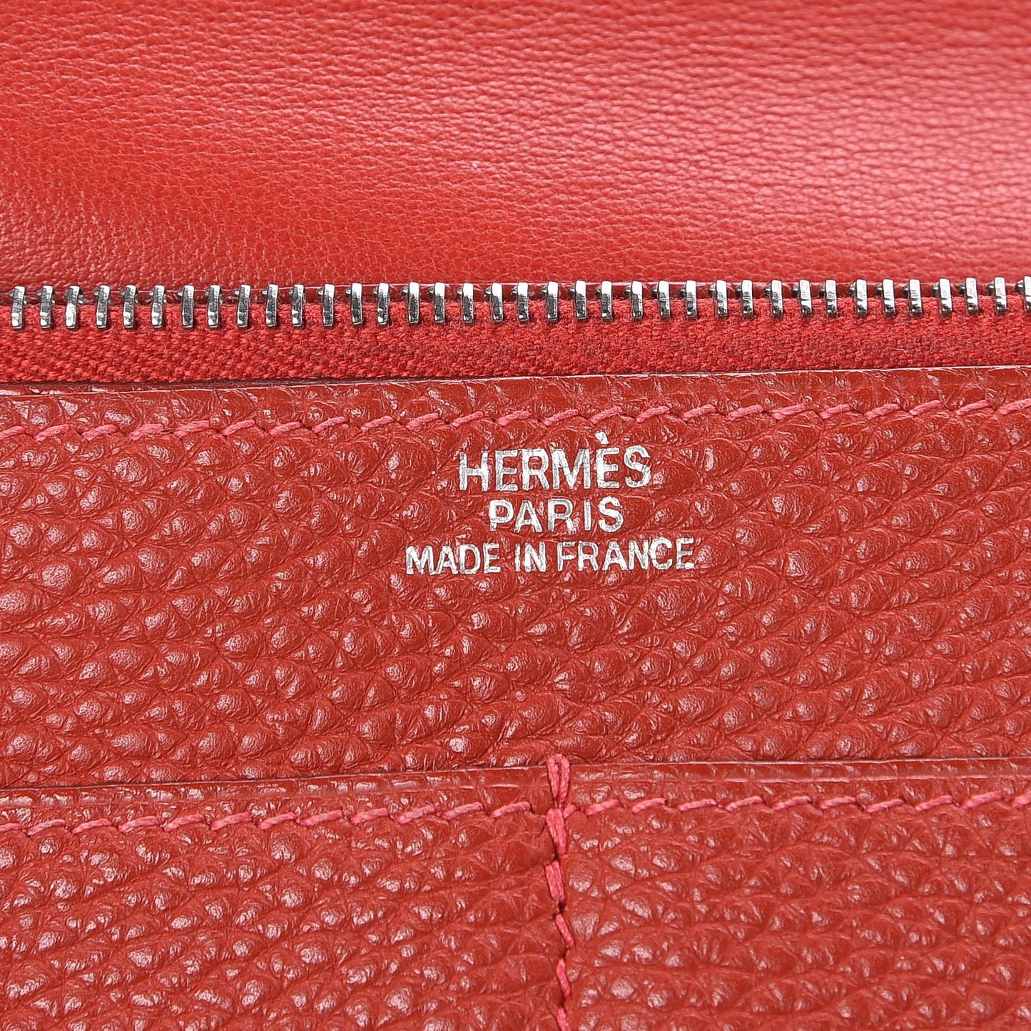 Togo Dogon Duo Wallet Vermillion