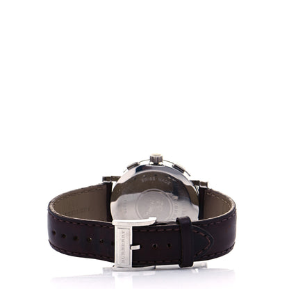 Burberry Stainless Steel Calfskin 40mm Heritage Chronograph Quartz Watch Black BU1383 3 of 8