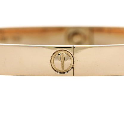 Cartier 18K Yellow Gold 4 Diamond LOVE Bracelet 19 4 of 9