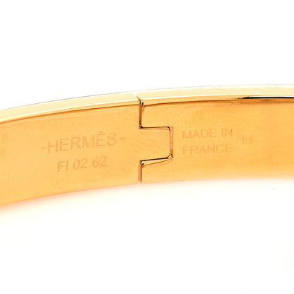Hermes Enamel Mini Clic Chaine d'Ancre Bracelet Green 5 of 5