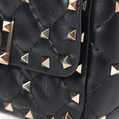 Valentino Garavani Nappa Micro Rockstud Spike Shoulder Bag Black 8 of 8